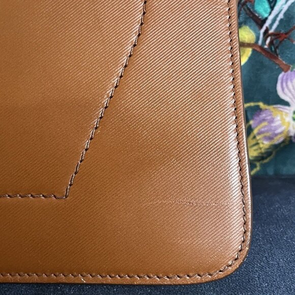 BURBERRY PORTFOLIO CASE W GOLD HARDWARE Doctor Bag DK88 - Leather - Brown - Picture 8 of 16